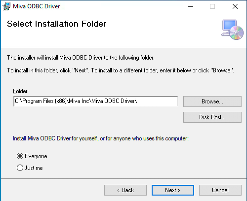 Miva Docs: Miva ODBC Driver & WorldShip Integration