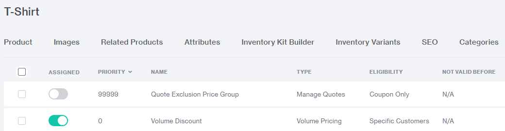 Miva Docs: Miva 10 Price Groups - Qualifying/Discounting