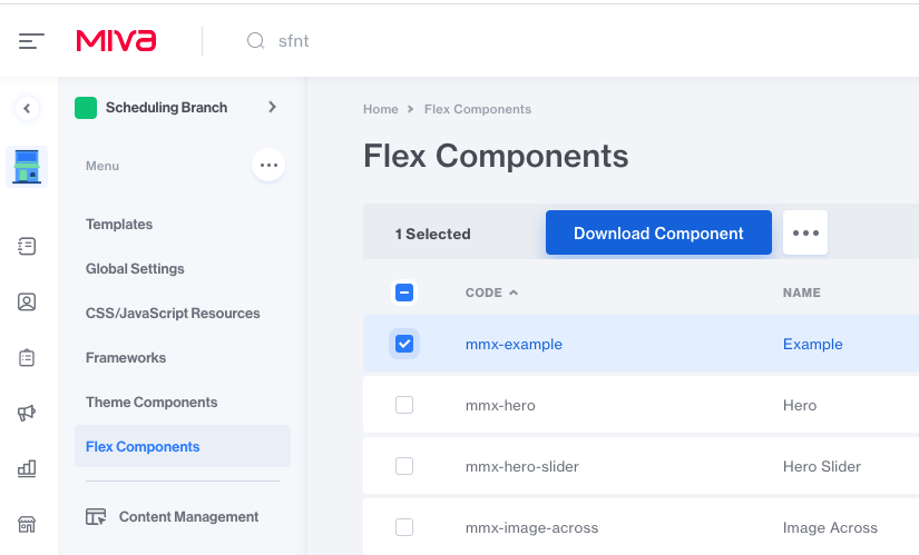 Flex Component Download