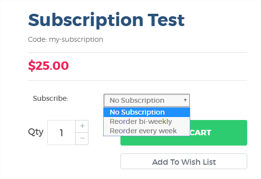 Purchasing a Subscription