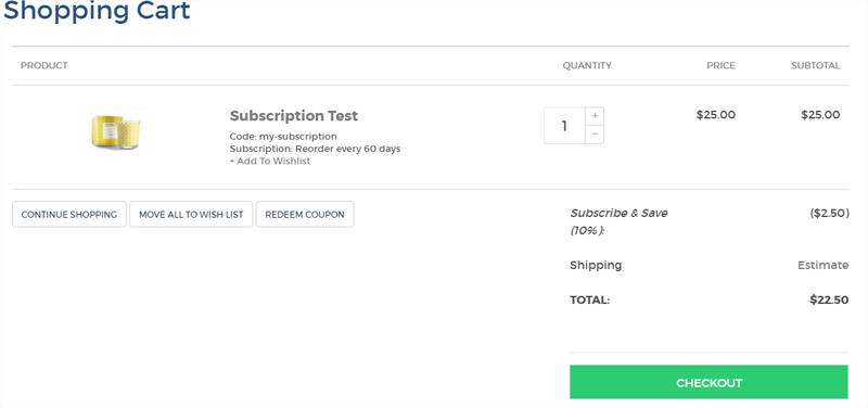 Manage Subscriptions