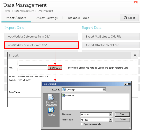 Catalog Data Management