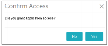 Confirm Access