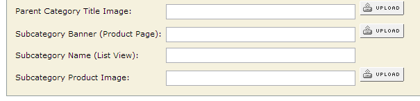 Custom Category Fields