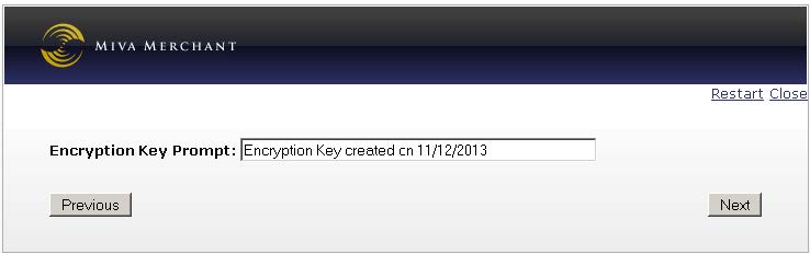 Encryption Prompt