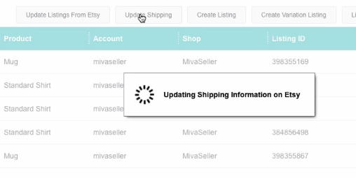 Update Shipping