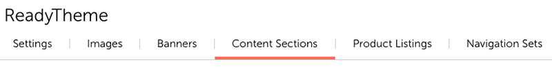 Content Sections