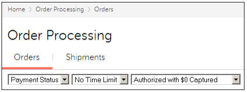 Order Processing