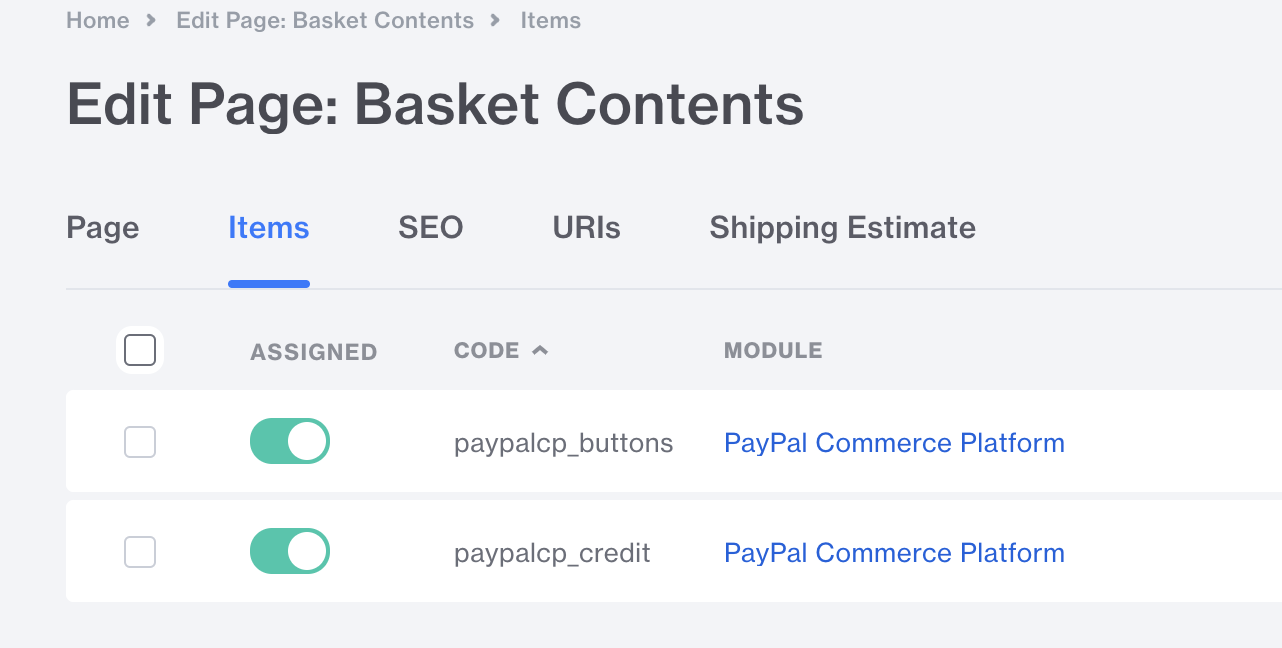 PayPal Commerce Platform - Miva