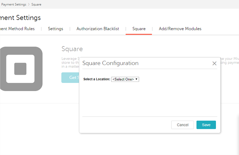 Square Configuration