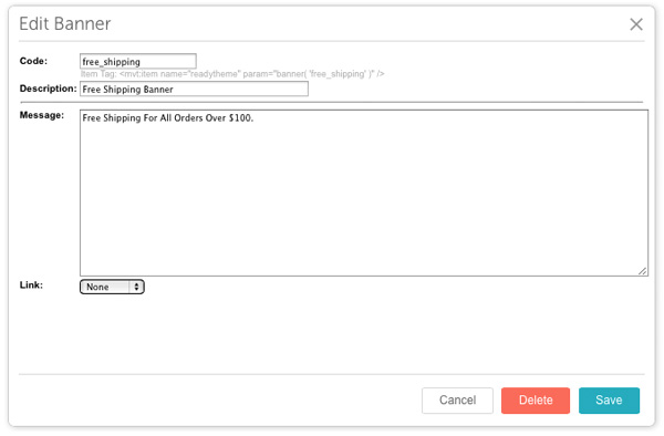 Text Banners